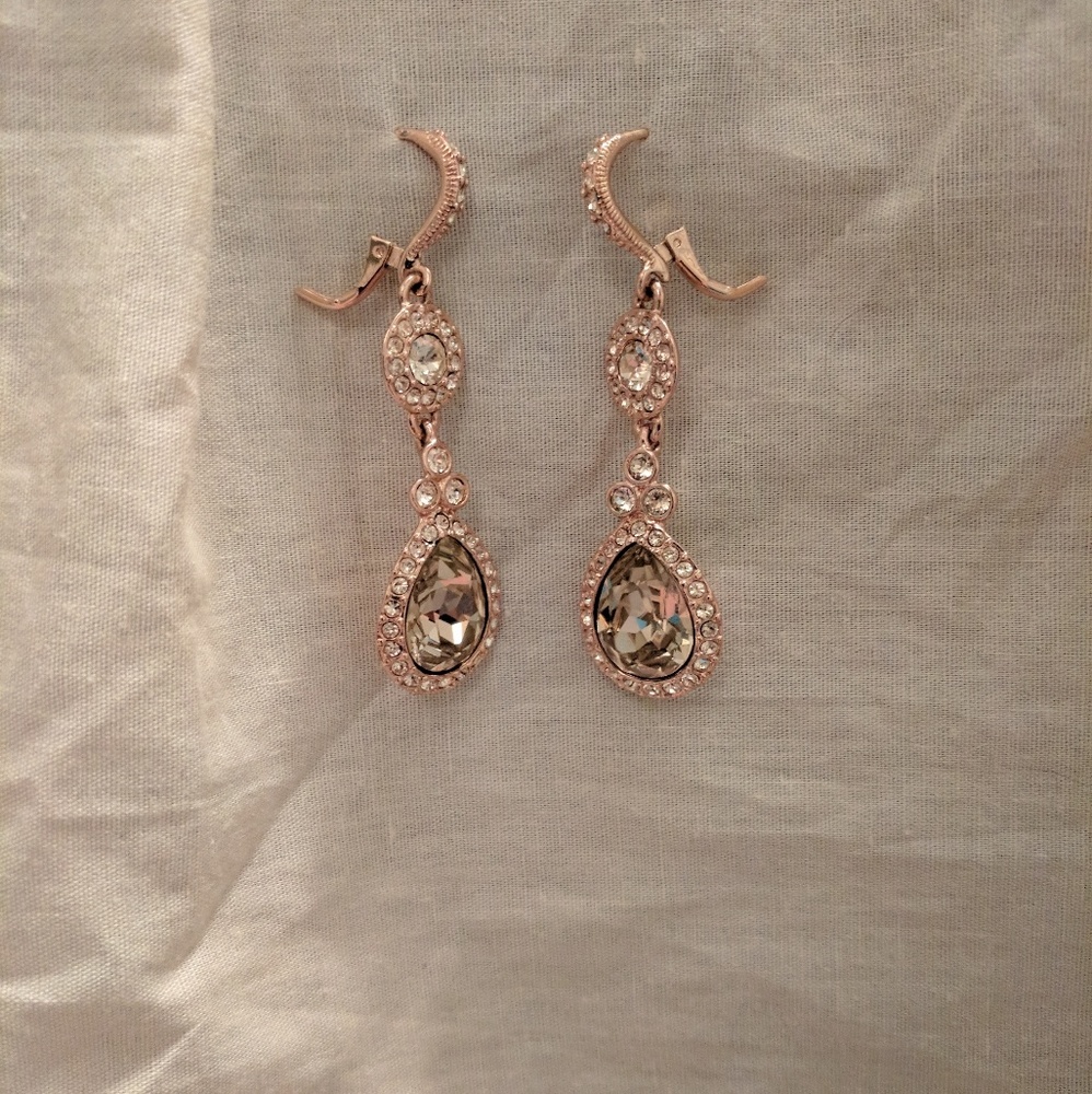 Rose Gold formal earrings
